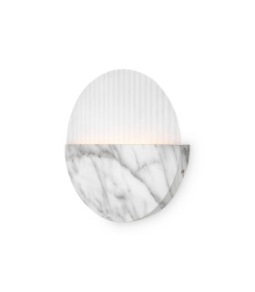 Jupiter Modern Integrated LED Wall Lamp Marble 3000K 200lm White Shade-2