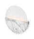 Jupiter Modern Integrated LED Wall Lamp Marble 3000K 200lm White Shade-3