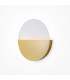 Jupiter Modern Integrated LED Wall Lamp Brass 3000K 200lm White Shade-2