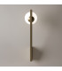 Kazimir Modern Globe Wall Lights Gold 1xG9 White Shade-4