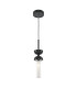 Kyoto Modern Slim Pendant Ceiling Light Black 1xG9 White Shade-1