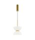 Kyoto Modern Slim Pendant Ceiling Light Gold 3000K 1300lm White Shade-1