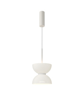 Kyoto Modern Slim Pendant Ceiling Light White 3000K 1300lm-1