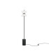 Kyoto Modern Floor Lamp Black 3000K 1300lm White Shade-1