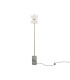 Kyoto Modern Floor Lamp Gold And Grey 3000K 1300lm White Shade-1