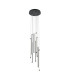 Light Stick Modern Cluster Pendant Ceiling Light Black 3000K 3350lm White Shade-1