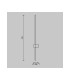 Light Stick Modern 90cm Integrated LED Wall Lamp Brass 3000K 750lm White Shade-3