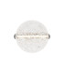 Mangata Modern Globe Wall Lights Chrome 3000K 250lm Acrylic Shade-1
