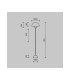 Memory Modern Floor Lamp Black 1xE14 Glass Shade-7