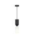 Memory Modern Slim Pendant Ceiling Light Black 1xE14 White Black Shade-1