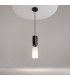 Memory Modern Slim Pendant Ceiling Light Black 1xE14 White Black Shade-2
