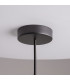 Memory Modern Slim Pendant Ceiling Light Black 1xE14 White Black Shade-6