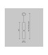 Memory Modern Slim Pendant Ceiling Light Black 1xE14 White Black Shade-7