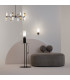 Memory Modern Table Lamp Black 1xE14 Glass Shade-4