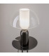 Memory Modern Table Lamp Black 1xE14 Glass Shade-5