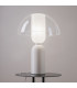 Memory Modern Table Lamp White 1xE14 Glass Shade-2