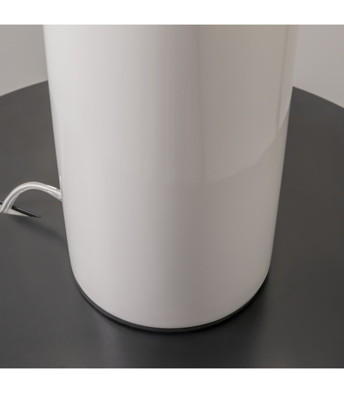 Memory Modern Table Lamp White 1xE14 Glass Shade-6