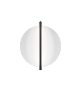 Mira Modern Integrated LED Wall Lamp Black 3000K 200lm White Shade-1