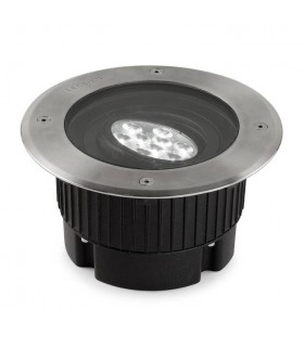 LED 9 Light Round Recessed Floor Light Stainless Steel Aisi 316 IP67 - 1