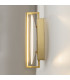 Mira Modern Integrated LED Wall Lamp Gold 3000K 300lm White Shade-6