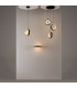 Misterio Modern Cluster Pendant Ceiling Light Dimmable Black 2700K 2000lm Colorful Shade-4