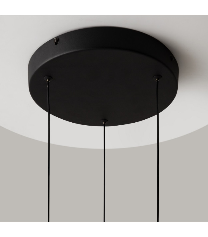 Misterio Modern Cluster Pendant Ceiling Light Dimmable Black 2700K 2000lm Colorful Shade-6