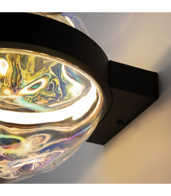 Misterio Modern Globe Wall Lights Dimmable Black 2700K 650lm Colorful Shade-6