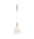 Nebula Modern 20cm Globe Pendant Ceiling Light White 3000K 400lm-1