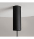 Nebula Modern 20cm Globe Pendant Ceiling Light Black 3000K 400lm Smoky Shade-5