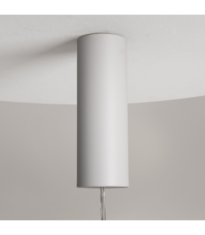 Nebula Modern 20cm Globe Pendant Ceiling Light White 3000K 400lm-5