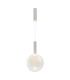 Nebula Modern 25cm Globe Pendant Ceiling Light White 3000K 700lm-1