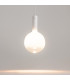 Nebula Modern 25cm Globe Pendant Ceiling Light White 3000K 700lm-4