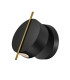 Nuance Modern Integrated LED Wall Lamp Black And Brass 3000K 200lm-1