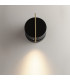 Nuance Modern Integrated LED Wall Lamp Black And Brass 3000K 200lm-4