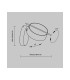 Nuance Modern Integrated LED Wall Lamp White And Brass 3000K 200lm-6