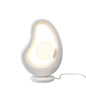 Opus Modern Globe Table Lamp White 1xG9-1