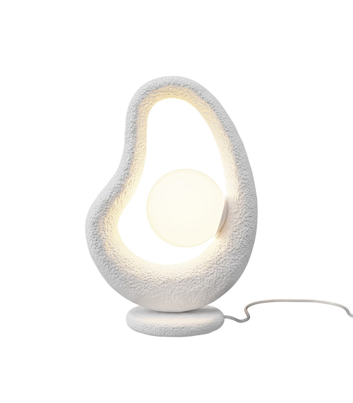 Opus Modern Globe Table Lamp White 1xG9-1
