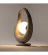 Opus Modern Globe Table Lamp Grey 1xG9 White Shade-5