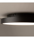 Orign Modern 40cm Integrated LED Semi Flush Ceiling Light Black 3000K 450lm-5