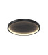 Orign Modern 60cm Integrated LED Semi Flush Ceiling Light Black 3000K 450lm-1