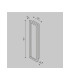 Orign Modern 60cm Integrated LED Wall Lamp Black 3000K 800lm-6