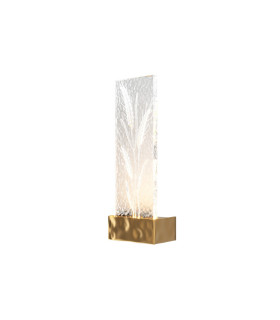 Ornate Modern Integrated LED Wall Lamp Brass 3000K 50lm Acrylic Shade-1
