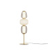 Pattern Modern Integrated LED Table Lamp Gold 3000K 3500lm Glass Shade-1