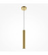 Pro Focus Modern Slim Pendant Ceiling Light Gold 1xGU10-1