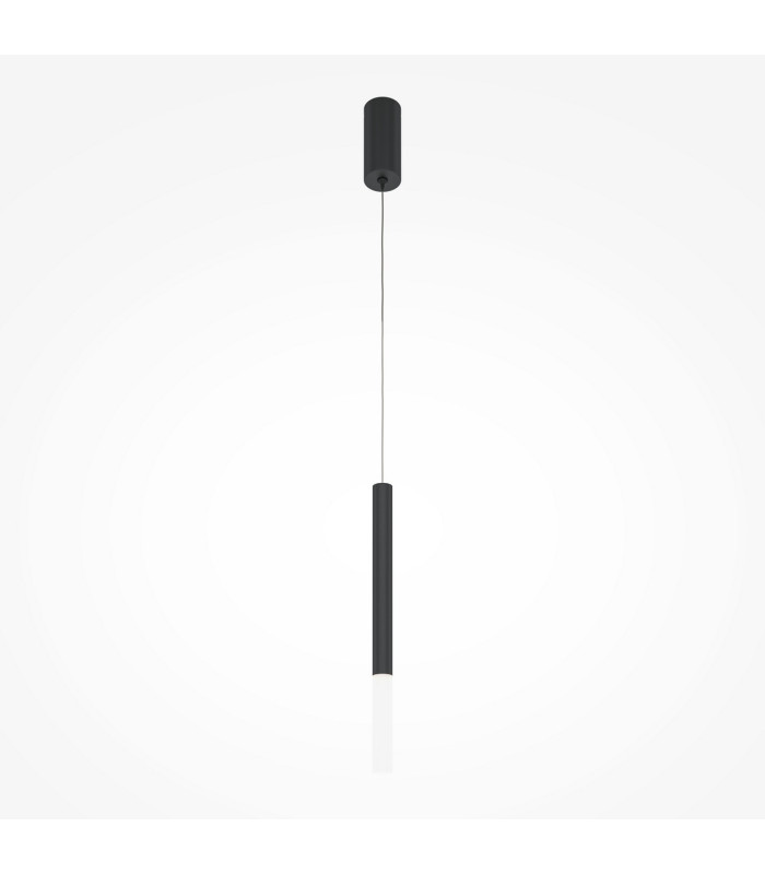Pro Shade Modern Slim Pendant Ceiling Light Black 4000K 500lm Acrylic Shade-1