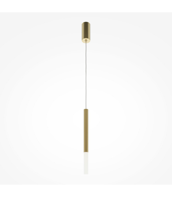 Pro Shade Modern Slim Pendant Ceiling Light Gold 4000K 500lm-1