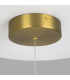 Radiance Modern Square Integrated LED Semi Flush Ceiling Light Gold 3000K 3150lm White Shade-4