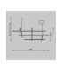 Radiance Modern Square Integrated LED Semi Flush Ceiling Light Gold 3000K 3150lm White Shade-5