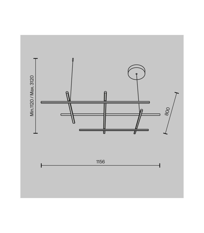 Radiance Modern Square Integrated LED Semi Flush Ceiling Light Gold 3000K 3150lm White Shade-5