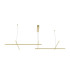 Radiance Modern 172cm Bar Pendant Ceiling Light Gold 3000K 1900lm White Shade-1